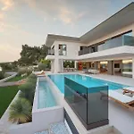 别墅 Beachfront Malia Near With Heated Pool & Jacuzzi *