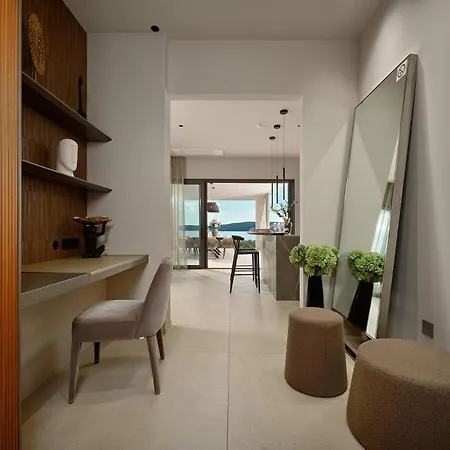 Beachfront Malia Near With Heated Pool & Jacuzzi Villa Trogir